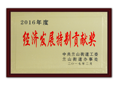 經(jīng)濟發(fā)展特別貢獻獎